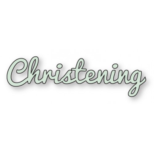 Щанца за рязане "Кръщене" - Presscut Cutting and Embossing Stencils - Christening